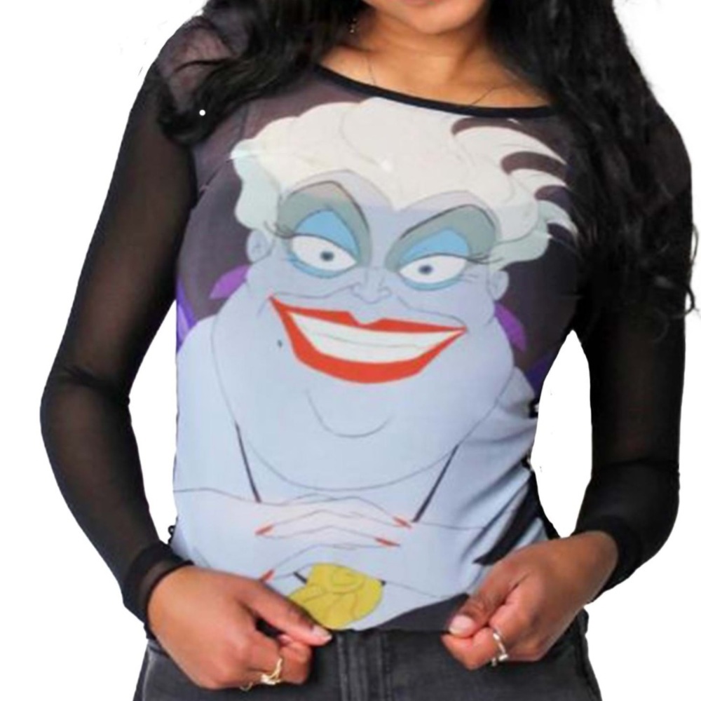 Mesh Disney Ursula top